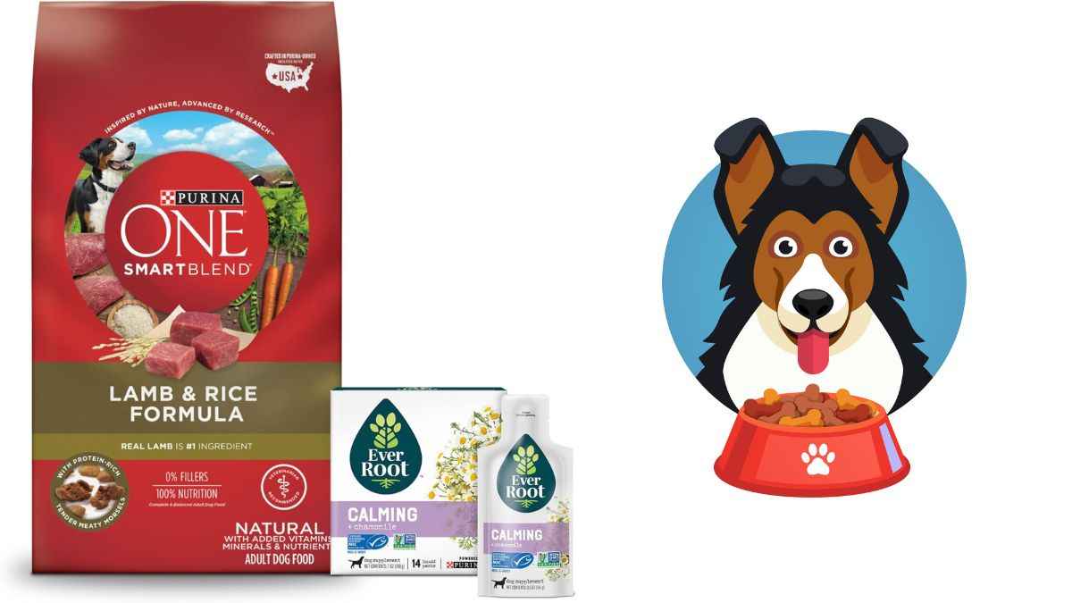 Natural Dog Food and a Calming Supplement in ONE